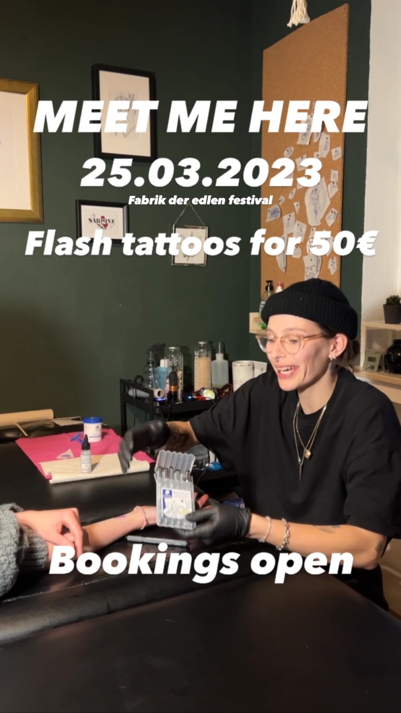 Get your special prices tattoo here.
Flash tattoos 50-80€.

Booking open  DM me